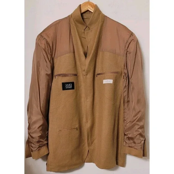 Ermenegildo Zegna Men's 54(46) Blazer Linen Silk Sport Coat Saks Fifth Avenue - Picture 4 of 9